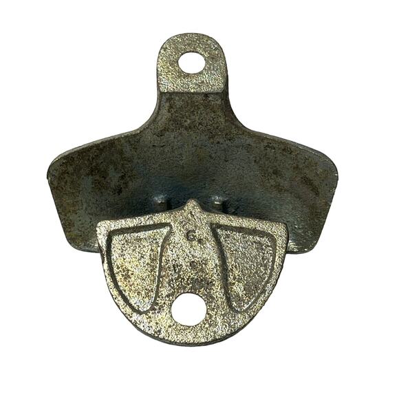 Star X Coca Cola Coke Wall Mount Crown Stationary Bottle Opener Cast Iron VTG - Picture 4 of 14